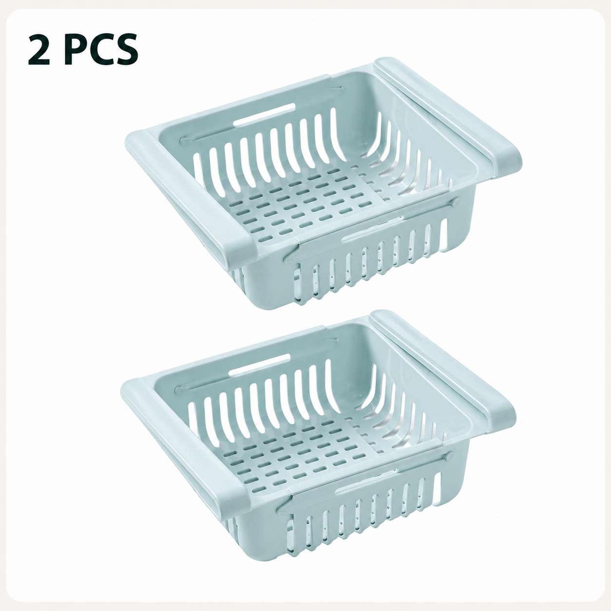 Organizador Apilable para Refrigerador y Cocina