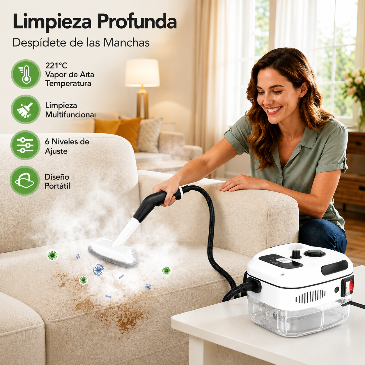 Limpiadora alta calidad-materiales de primera calidad y durabilidad.