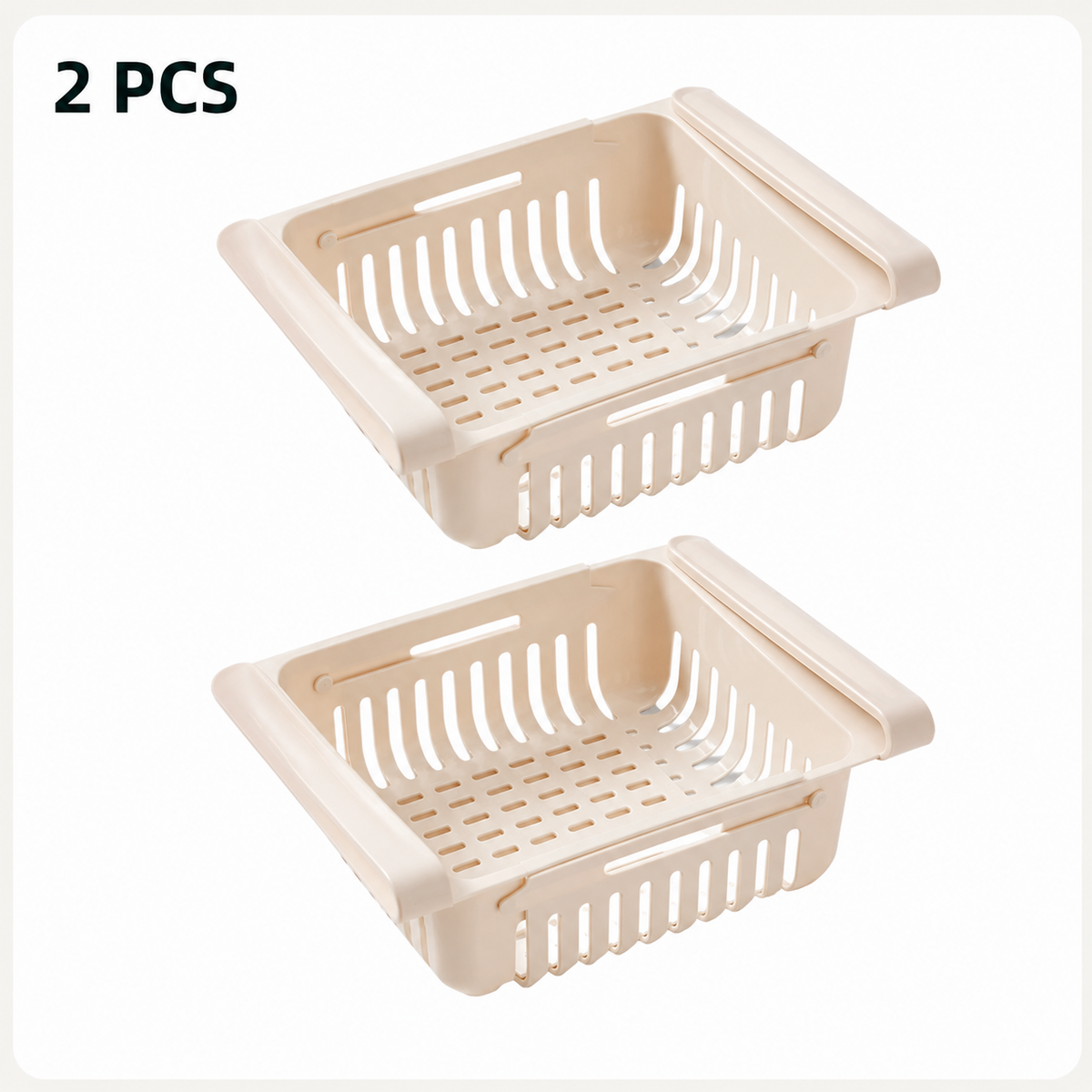 Organizador Apilable para Refrigerador y Cocina