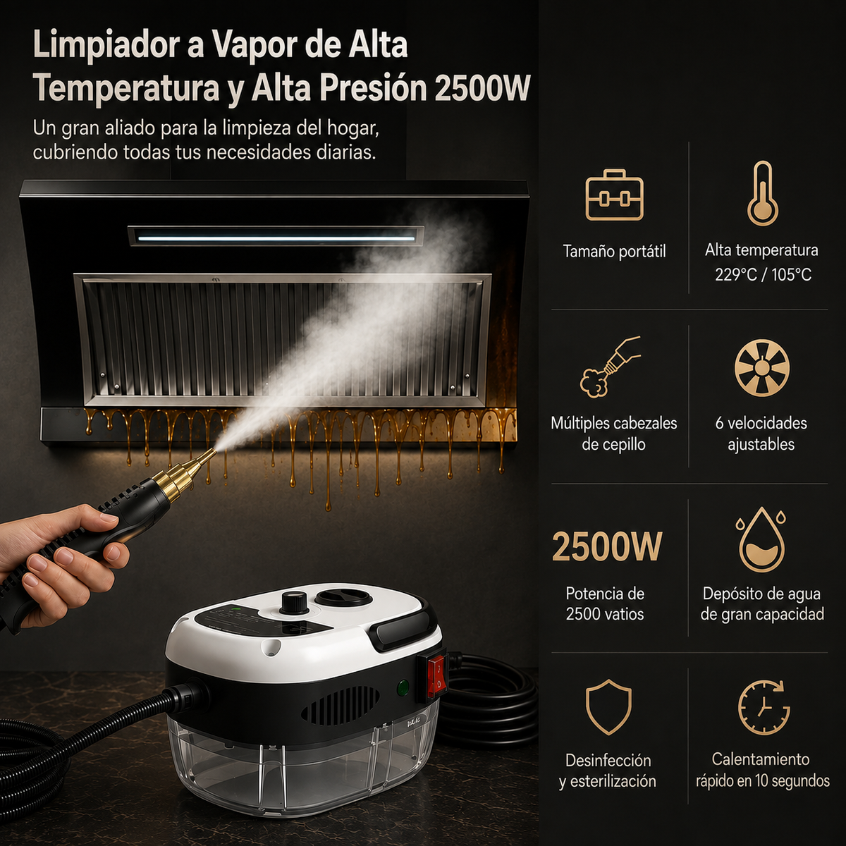 Limpiadora alta calidad-materiales de primera calidad y durabilidad.