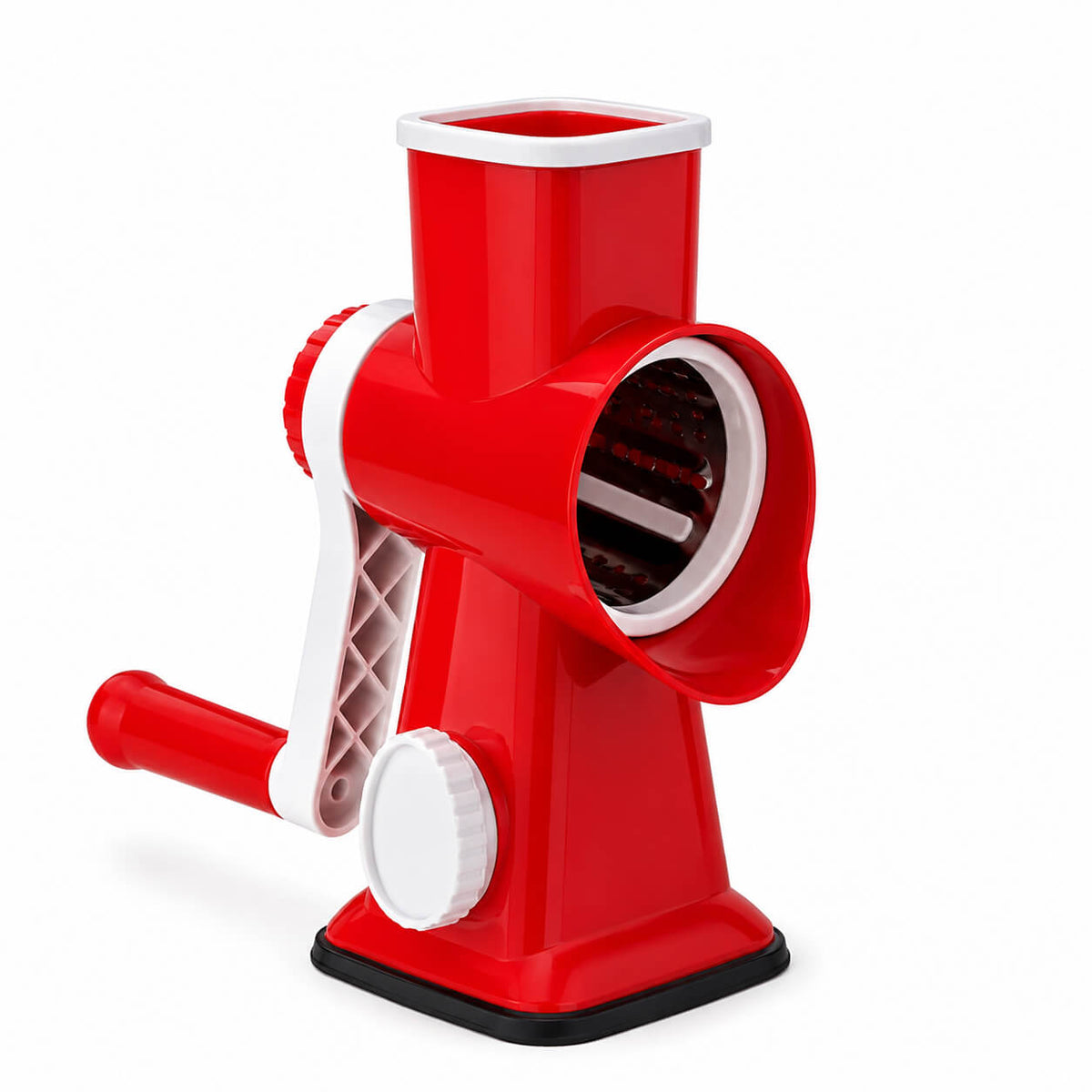 3-in-1 Rotary Grater – Multi-Purpose Cheese &amp; Vegetable Slicer