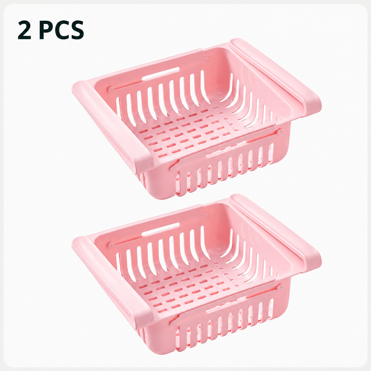 Organizador Apilable para Refrigerador y Cocina